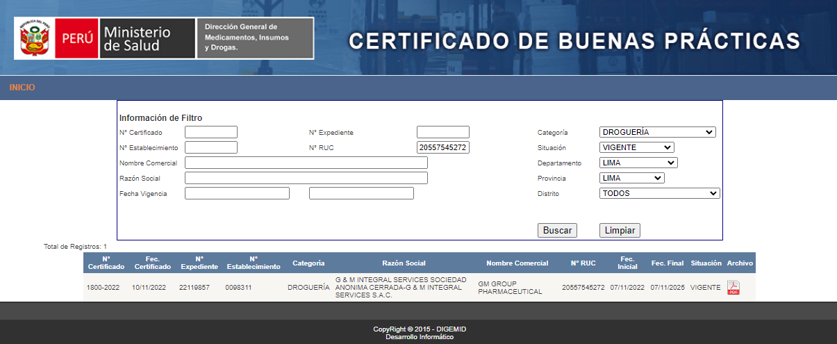 certificado de buenas practicas